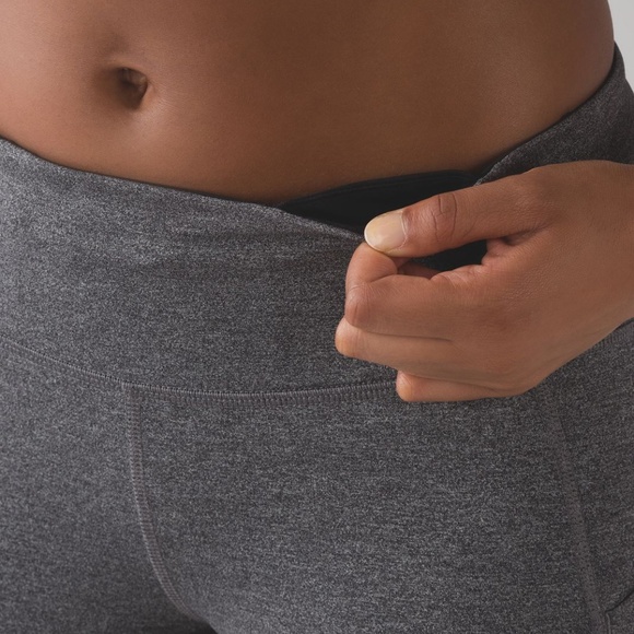 Lululemon Pace Rival Crop Heathered Slate - Picture 6 of 8